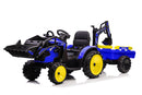 24V Kids Electric Ride-On Tractor and Excavator with Remote Control and Trailer Magic Cars 7