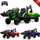 24V Kids Electric Ride-On Tractor with Trailer and Remote Control Vehicle Toy Car Magic Cars 1