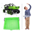 24V Electric 2-Seat Kids Ride-On Truck with 6 Wheels and Remote Control Battery Power Magic Cars 6