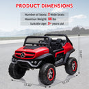 24V Kids 2-Seater Electric Ride-On Truck Car Toy with Remote Control Magic Cars 14