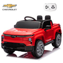 24V Kids Electric Ride-On Truck Licensed Chevrolet Silverado with Remote Control Magic Cars 12