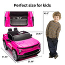 24V Kids Electric Ride-On Truck Licensed Chevrolet Silverado with Remote Control Magic Cars 4
