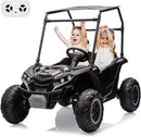 24V Kids 2-Seater 4WD Electric Ride-On UTV Truck with Sun Shade and Remote Control Magic Cars 1