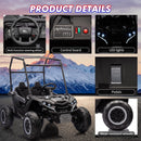 24V Kids 2-Seater 4WD Electric Ride-On UTV Truck with Sun Shade and Remote Control Magic Cars 3