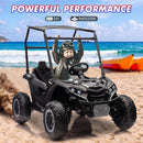 24V Kids 2-Seater 4WD Electric Ride-On UTV Truck with Sun Shade and Remote Control Magic Cars 4