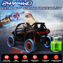 24V Kids Electric UTV 4WD Two-Seater with Remote Control, Bluetooth, LED Lights, and Suspension Magic Cars 1