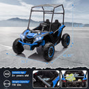 24V Electric 2-Seater Kids Ride-On UTV Truck 800W with Sunshade and Remote Control Blue Magic Cars 1