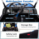 24V Electric 2-Seater Kids Ride-On UTV Truck 800W with Sunshade and Remote Control Blue Magic Cars 3