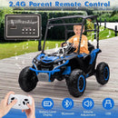 24V Electric 2-Seater Kids Ride-On UTV Truck 800W with Sunshade and Remote Control Blue Magic Cars 5