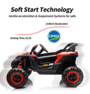 24V Kids Electric Ride-On UTV Car 4-Wheeler Off-Road Toy with Remote Control Magic Cars 5
