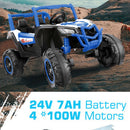 24V Kids Electric Ride-On UTV Car 4-Wheeler Off-Road Vehicle with Remote Control Magic Cars 1