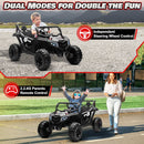 24V Kids Ride-On UTV Car with Remote Control, Spring Suspension, 200W Motor, and Music Magic Cars 6