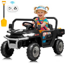24V Black Electric Dump Truck UTV for Kids with Remote Control and Bluetooth Magic Cars 10