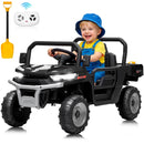 24V Black Electric Dump Truck UTV for Kids with Remote Control and Bluetooth Magic Cars 11