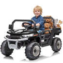 24V Black Electric Dump Truck UTV for Kids with Remote Control and Bluetooth Magic Cars 1