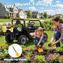 24V Black Electric Dump Truck UTV for Kids with Remote Control and Bluetooth Magic Cars 3
