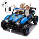 24V Kids Electric Ride-On 4-Wheeler Off-Road UTV Toy with Remote Control Blue Magic Cars 0