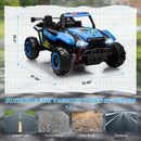 24V Kids Electric Ride-On 4-Wheeler Off-Road UTV Toy with Remote Control Blue Magic Cars 1