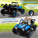 24V Kids Electric Ride-On 4-Wheeler Off-Road UTV Toy with Remote Control Blue Magic Cars 2