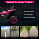 24V Battery-Powered Kids UTV Ride-On Car with Remote Control 4-Wheeler Off-Road Toy Magic Cars 17