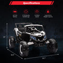 24V Battery-Powered Kids UTV Ride-On Car with Remote Control 4-Wheeler Off-Road Toy Magic Cars 1