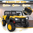 Caterpillar 24V Dual Seater Kids Ride-On Dump Truck Magic Cars Variant 0