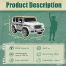 24V Licensed Mercedes-Benz Kids Ride-On Battery-Powered Truck Toy with Remote Control Magic Cars 4