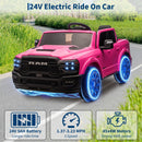 24V Licensed RAM 2500 Dual Seater Electric Truck with Remote Control, 3 Speed Settings, LED Lights for Kids Magic Cars 1