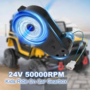 24V High-Speed RS555 Motor Gearbox for Kids Ride-On Cars - 2 Pack Magic Cars 3