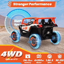 24V Off-Road UTV Two-Person Kids Ride-On Vehicle with Bluetooth LED Remote Magic Cars 1