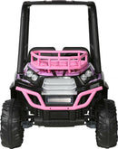 24V Pink Realtree Camo Electric UTV Ride-On Magic Cars 4
