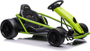 24V Ride-On Go Kart with Music and Horn, 8MPH High Speed for Kids 8-12 Years, Green Magic Cars 0