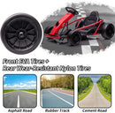 24V Ride-On Go-Kart with Music and Horn, 8 MPH High Speed for Kids 8-12 Years, Red Magic Cars 4