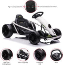 24V Ride-On Go Kart with Music and Horn, 8 MPH High Speed for Kids Ages 8-12 Magic Cars 2