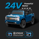 24V Licensed Silverado HD 2-Seater Electric Ride-On Car for Kids Magic Cars 1