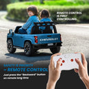 24V Licensed Silverado HD 2-Seater Electric Ride-On Car for Kids Magic Cars 4