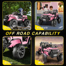 24V Electric Ride-On Truck for Kids with Parental Remote Control and MP3 Player Magic Cars 21