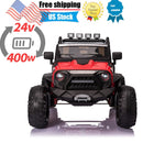 24V Ride-On Car with Remote Control, 2-Seater, Dual 200W Motors, LED Lights, 3 Speeds Magic Cars 2