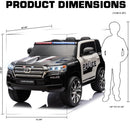 24V Electric Ride-On Police Car for Kids with Remote Control and Battery Powered Magic Cars 5