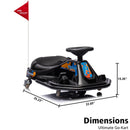 24V Battery-Powered Electric Drift Ride-On Go-Kart Toy for Kids Magic Cars 13