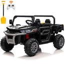 24V Electric Ride-On Dump Truck for Kids, 2-Seater UTV with 2.4G Remote Control, 4-Wheel Drive Magic Cars 1