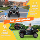 24V Electric Ride-On Dump Truck for Kids, 2-Seater UTV with 2.4G Remote Control, 4-Wheel Drive Magic Cars 3