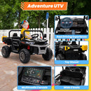 24V Electric Ride-On Dump Truck for Kids, 2-Seater UTV with 2.4G Remote Control, 4-Wheel Drive Magic Cars 4