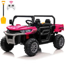 24V Electric Ride-On Dump Truck for Kids, 2-Seater UTV with 2.4G Remote Control, 4-Wheel Drive Magic Cars 7