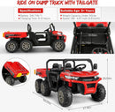 24V Battery-Powered 4WD 6-Wheel Ride-On Dump Truck UTV with Remote Control and LED Lights Magic Cars 5