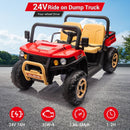 24V Electric 2-Seater Ride-On Dump Truck with Remote Control Toy Car Magic Cars 7