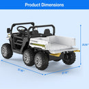 24V Ride-On Electric Dump Truck for Kids with 6 Wheels and Functional Dump Bed Magic Cars 7