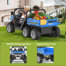 24V Electric Ride-On Kids Dump Truck with 6 Wheels and Functional Dump Bed Magic Cars 1