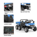 24V Electric Ride-On Kids Dump Truck with 6 Wheels and Functional Dump Bed Magic Cars 4