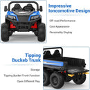 Electric Kids Dump Truck with Remote Control and Music Features Magic Cars 4